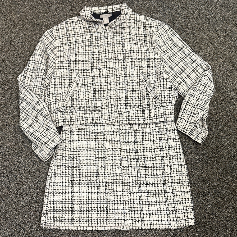 H&M Tweed Jacket and Skirt Set